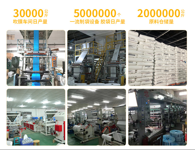 垃圾袋大号60-80抽绳家用手提式加厚自动收口塑料袋厨房袋子批发详情3