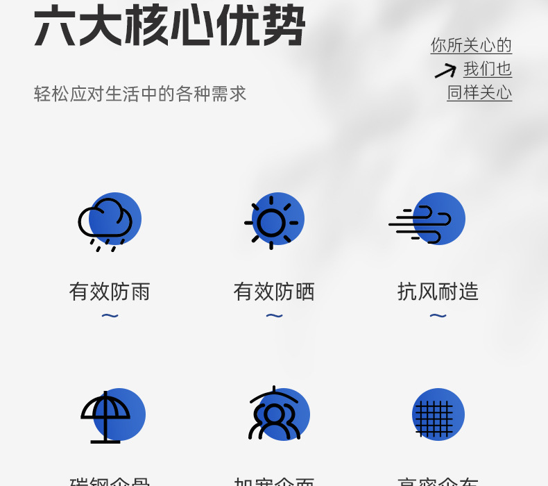 商用大号摆摊伞防晒折叠太阳伞户外遮阳长柄雨伞牛津布庭院详情4