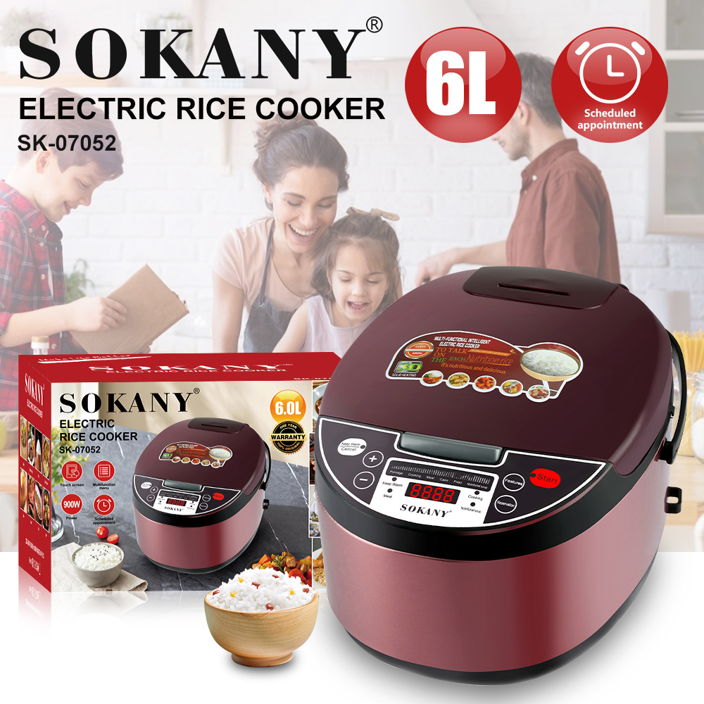 Foreign trade SOKANY07052 Household 6L Timed ELECTRIC RICE COOKER pic 3