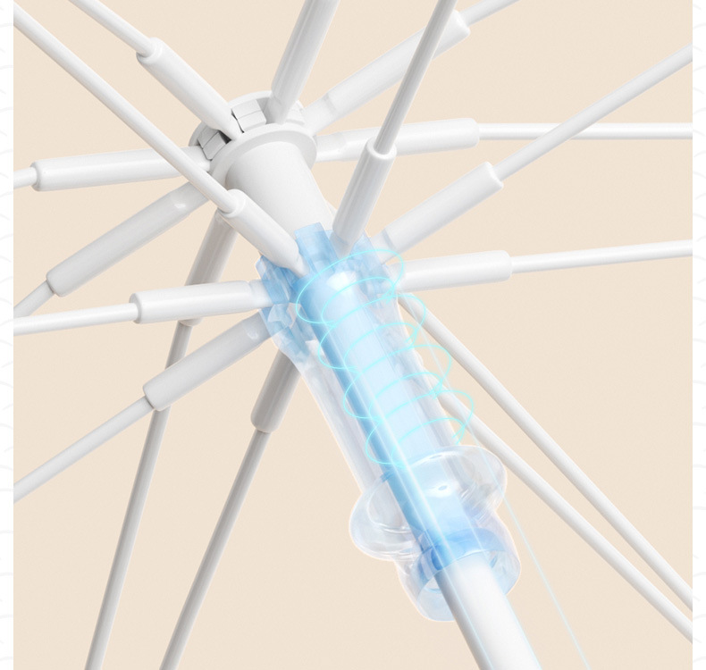 ZUODU左都儿童晴雨伞 女孩小学生晴雨两用长柄反光上学防晒遮阳伞详情13