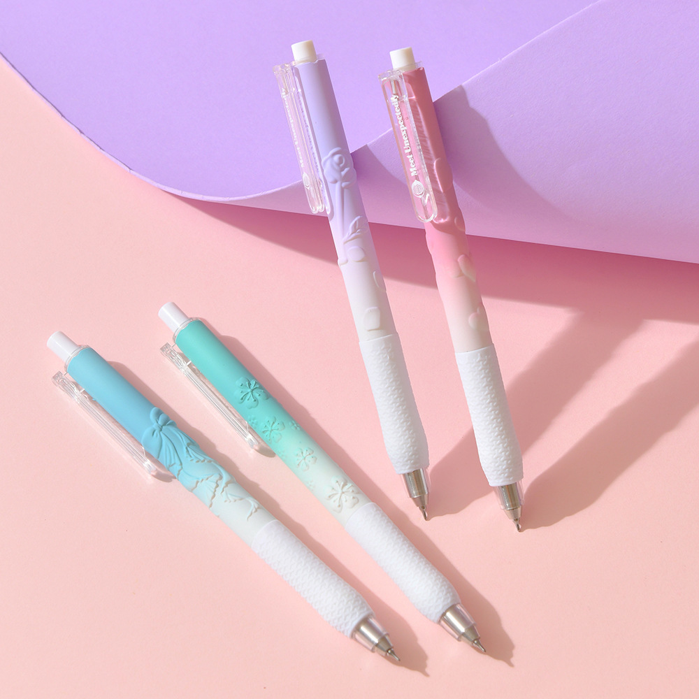 The new CS double-tip embossed pen from Chenxi features a low center of gravity press type gel pen, providing smooth and fluid writing. The dopamine pen body design ensures clear and long-lasting handwriting pic 21