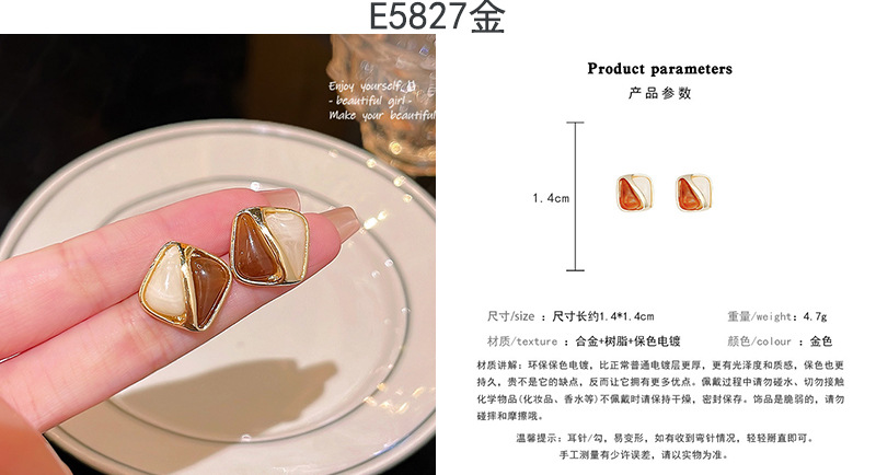 ins风珍珠耳钉女小众轻奢百搭复古气质925银针耳环高级感批发详情53