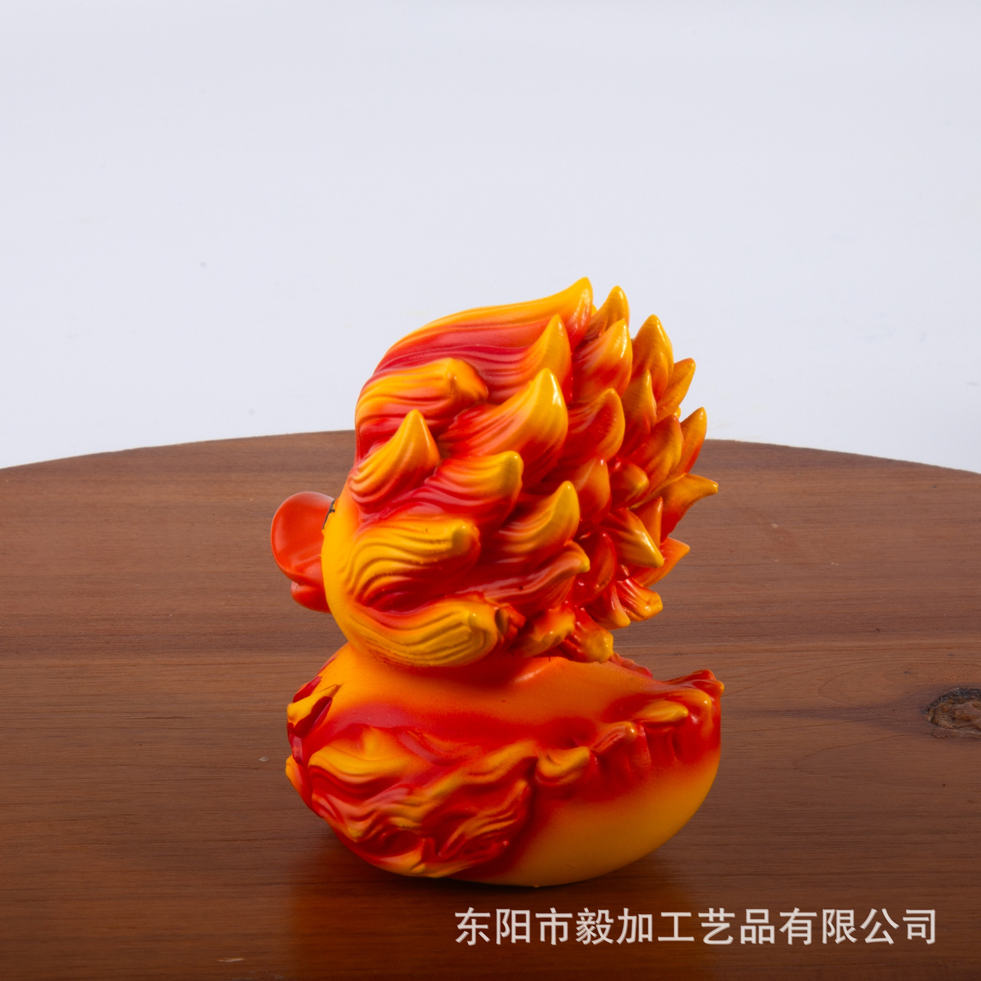 跨境异想天开创意舞王鸭冰鸭火鸭搞怪鸭派对桌面树脂摆件工艺品详情7