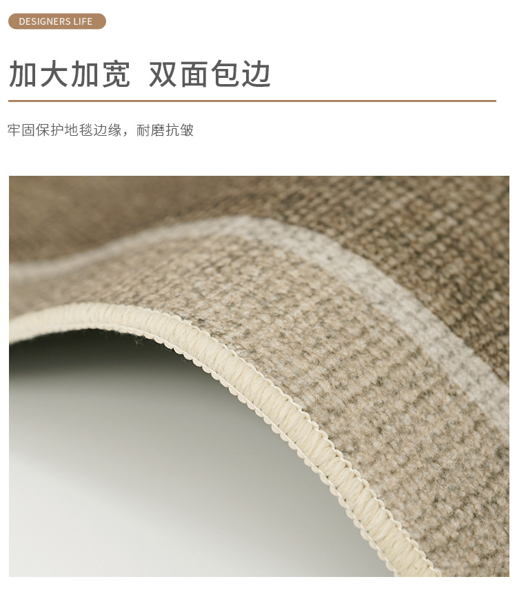 Entrance door floor mat, home light luxury and high-end feel, anti-slip foot mat for the main entrance of the villa, stain-resistant carpet for the entrance foyer pic 9