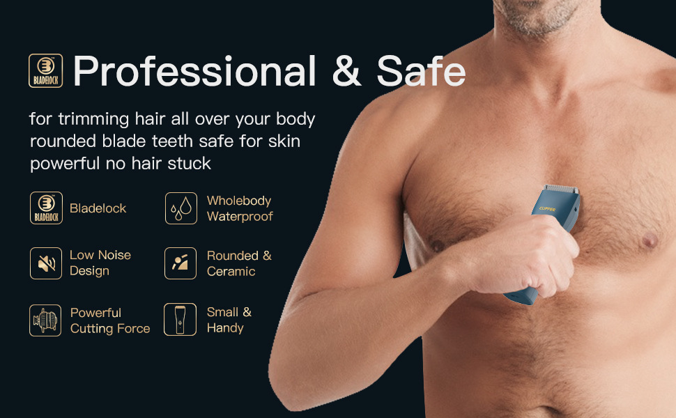 Electric clipper, adult hair scraper, armpit electric waterproof hair clipper, silent body hair shaving device for men and women pic 8
