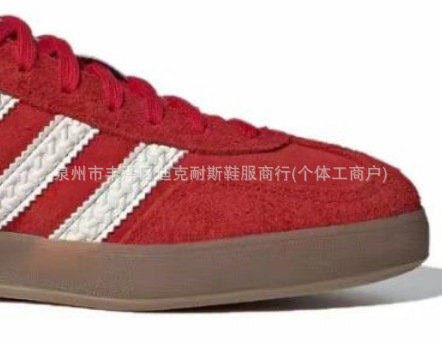 德训鞋女鞋莆田高版本samba纯原蛇年百搭校园红色增高厚底板鞋详情9