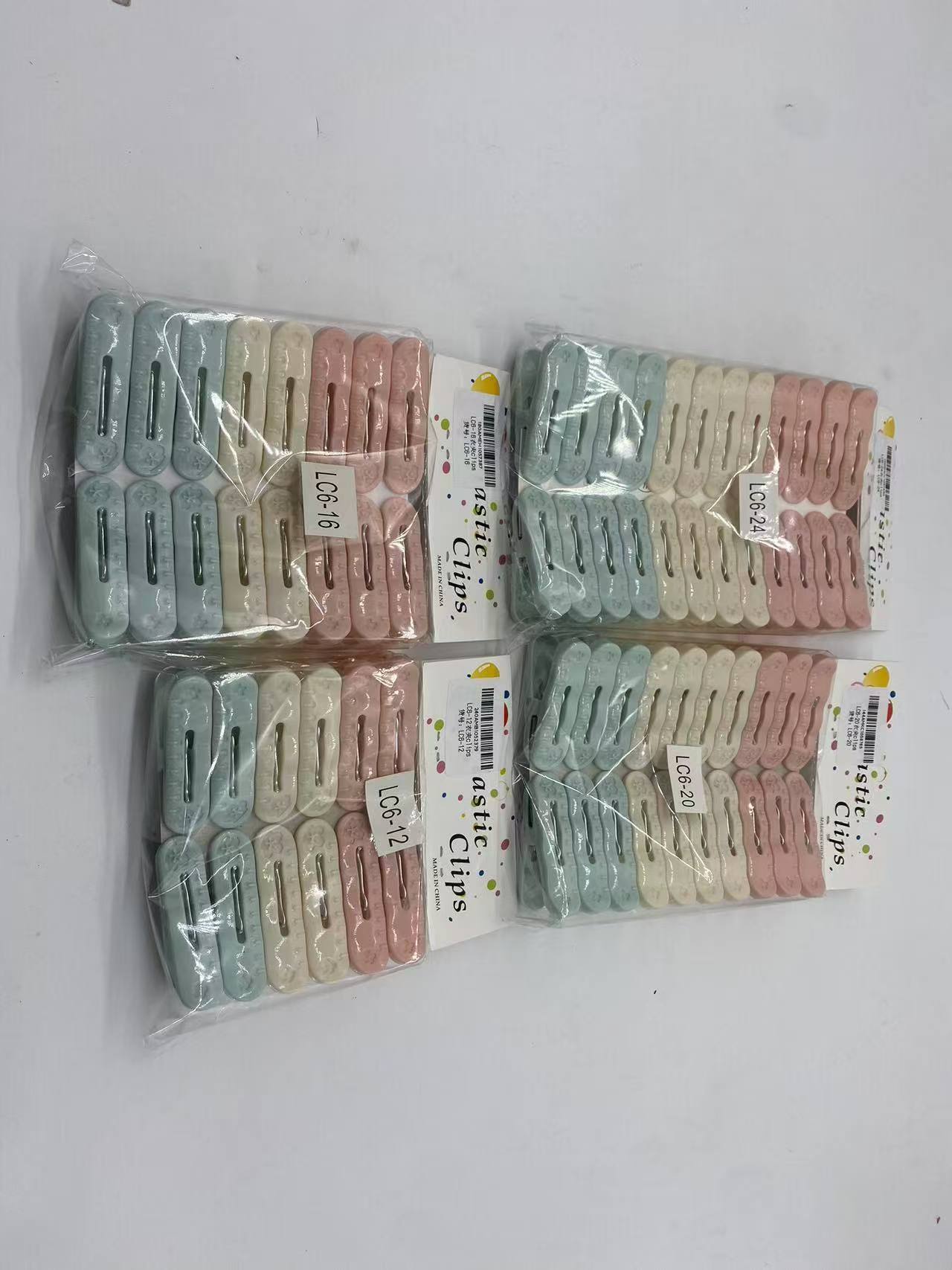 12个装马卡龙塑料夹被夹袜夹裤夹衣夹全新料收纳夹晾衣夹2元店详情1