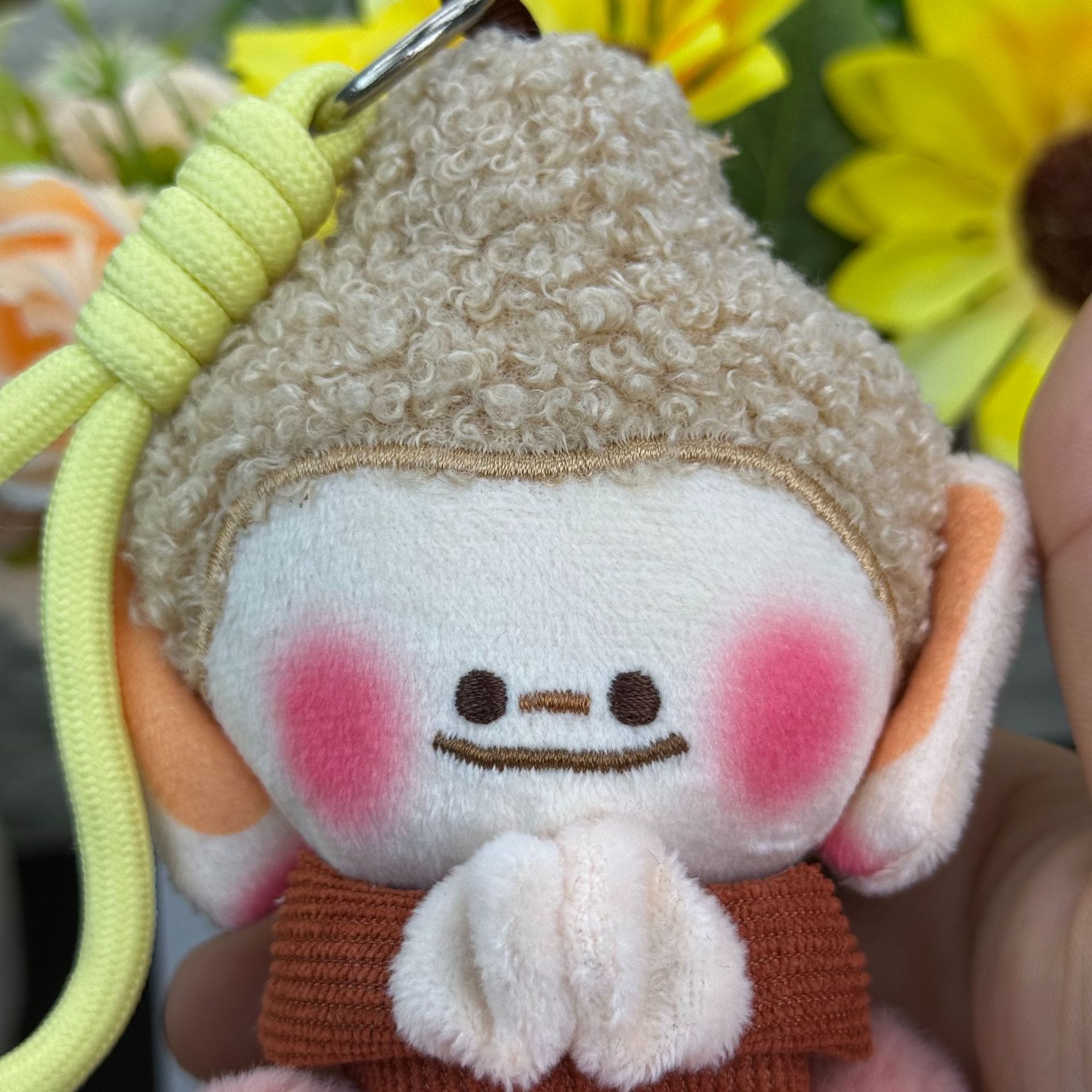 Buddha Xiaoban Lotus Small Buddha Bag Pendant, car pendant, Shanxi Datong cultural and Creative souvenir pendant, plush toy doll pic 17