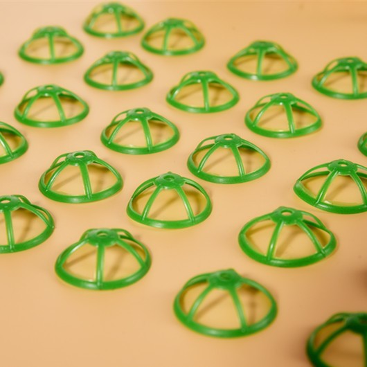 厂家批发仿真花原料塑料配件仿真植物制作工具假花3厘米半空心包装辅助塑料盖详情2