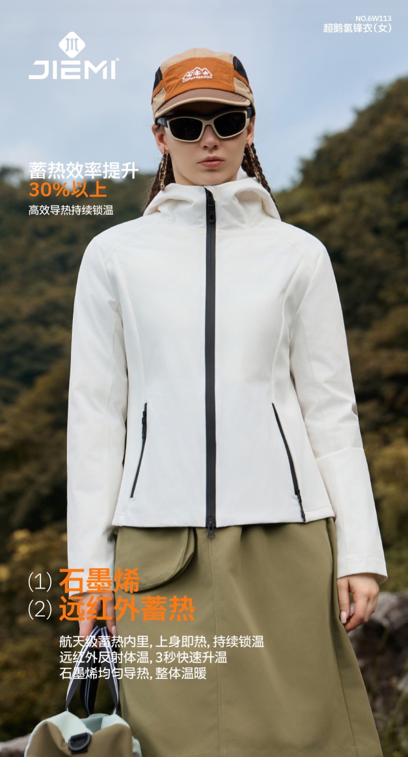Jiemi Outdoor Soft shell Windbreaker three-in-one Winter outdoor windproof, waterproof, cold-proof and warm hooded mountaineering jacket pic 8