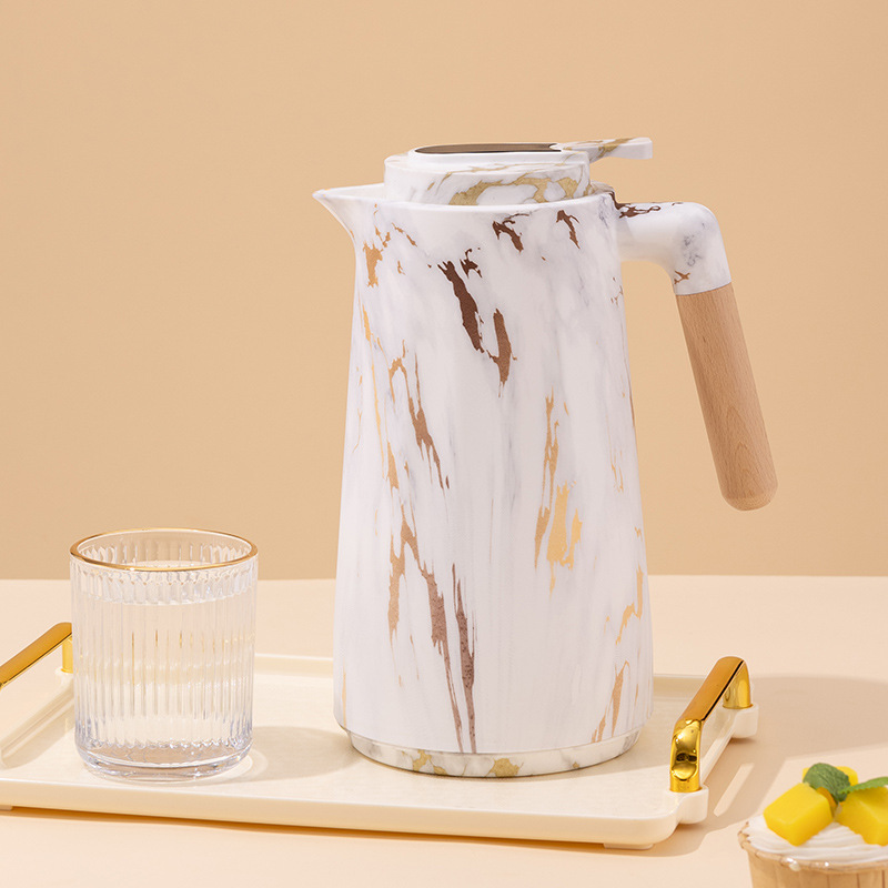 Wenxian cross-border insulated kettle, household glass inner liner insulated bottle, simple coffee pot, Nordic hot water kettle, insulated kettle wholesale pic 13