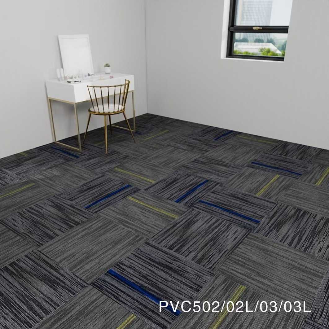 绿生新材料办公室地毯PVC底丙纶方块地毯加厚耐磨拼接地毯写字楼直播间地毯模块化拼接地毯环保无异味多色可选随心搭配PVC打详情17