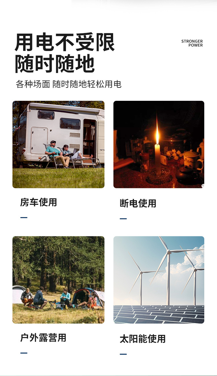 跨境爆款正弦波逆变器2000WDC12V转AC110V房车逆变器遥控液晶显示详情6