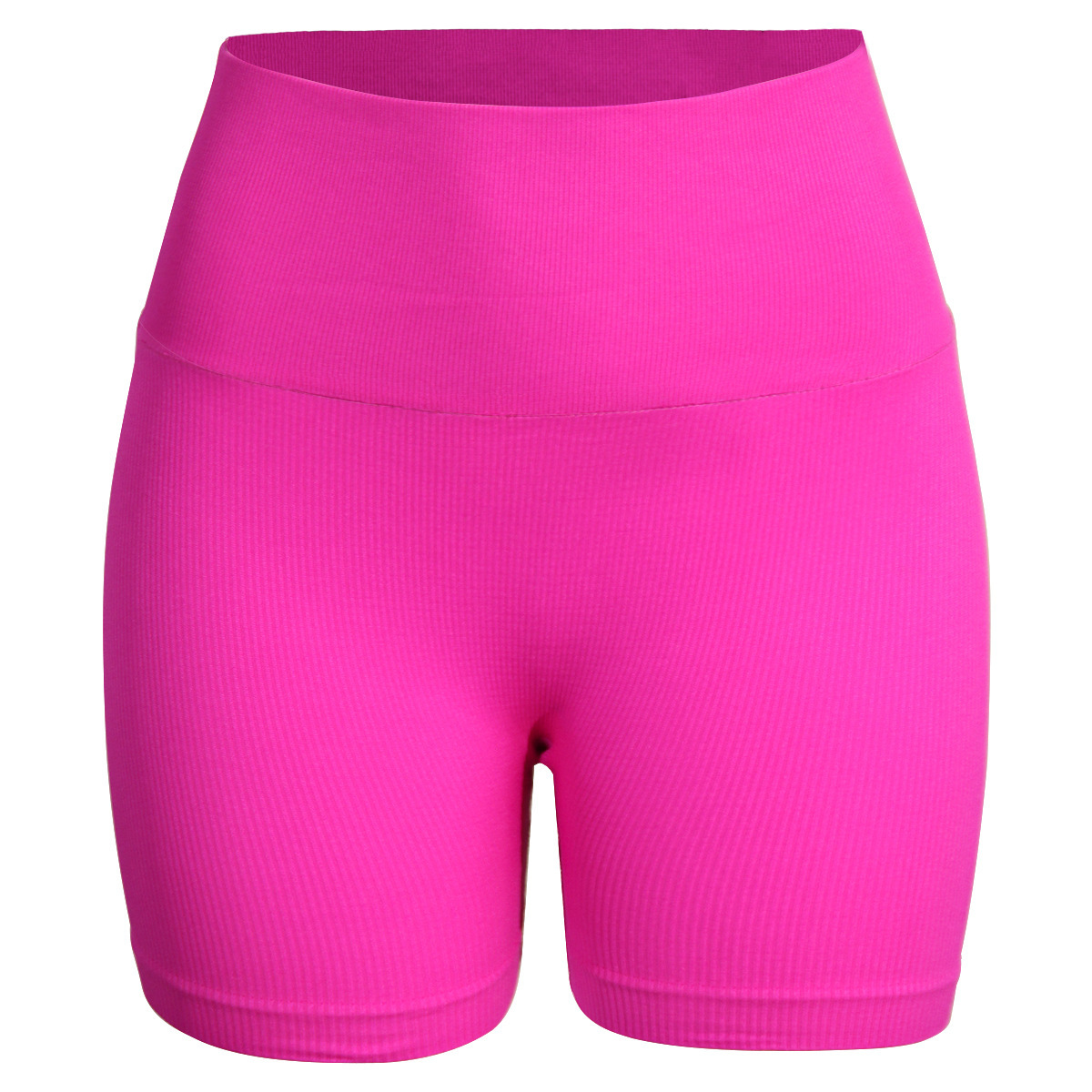 Cross-border seamless threaded peach shorts, hip-lifting yoga capri pants, super elastic slimming sports running fitness pants for women pic 23