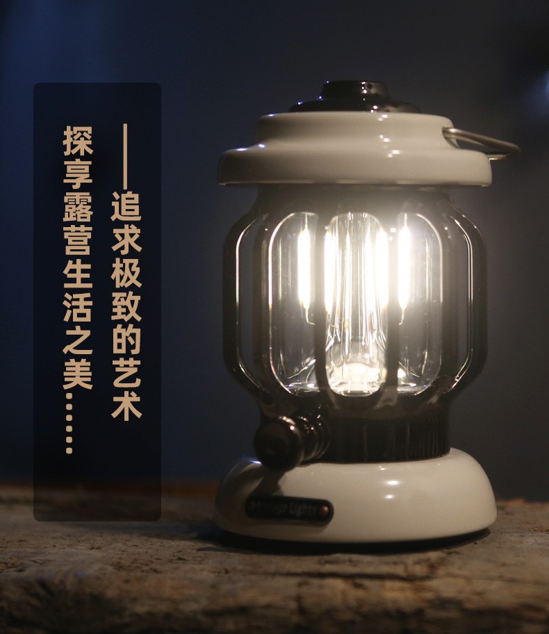 Infinitely dimmable retro outdoor camping lamp, tent lamp, camping site horse lamp, ultra-long battery life, ultra-bright, rechargeable pic 11