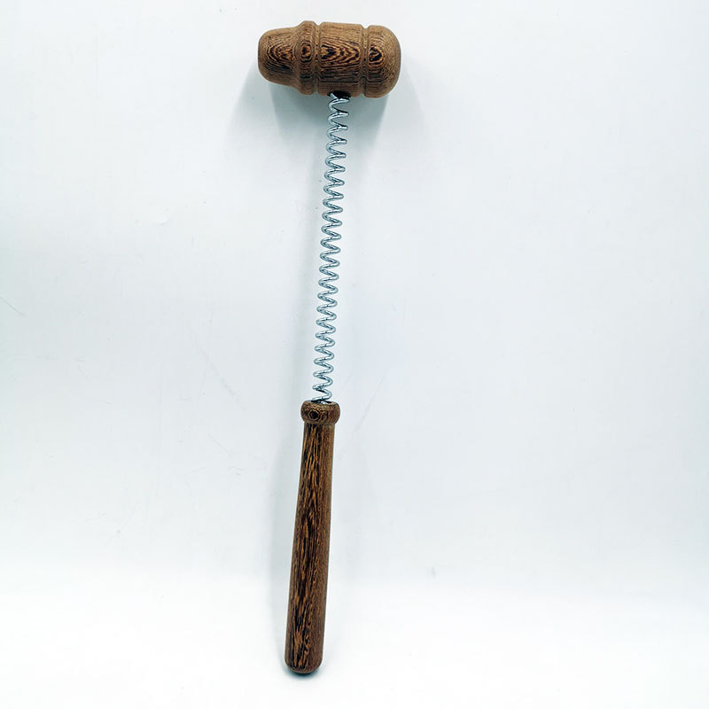 Chicken wing wood back massage device, solid wood dual-purpose fitness hammer, no need to tickle or scratch, wooden craft gift wholesale pic 15