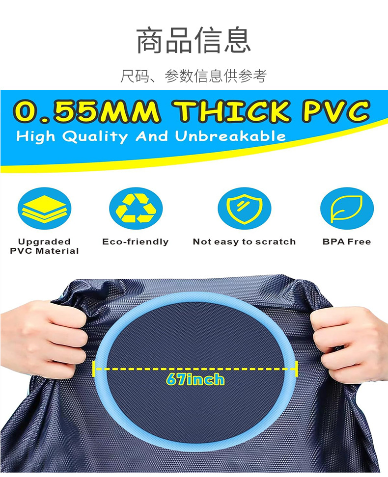 Factory-customized pet water spray MATS, thickened anti-slip pvc water spray MATS, outdoor courtyard cat and dog folding water play MATS pic 7