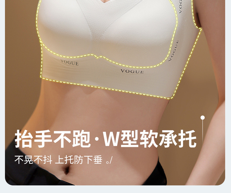 爆款大胸显小大码内衣孕妇孕期防下垂聚拢上托运动胖mm女文胸罩详情4