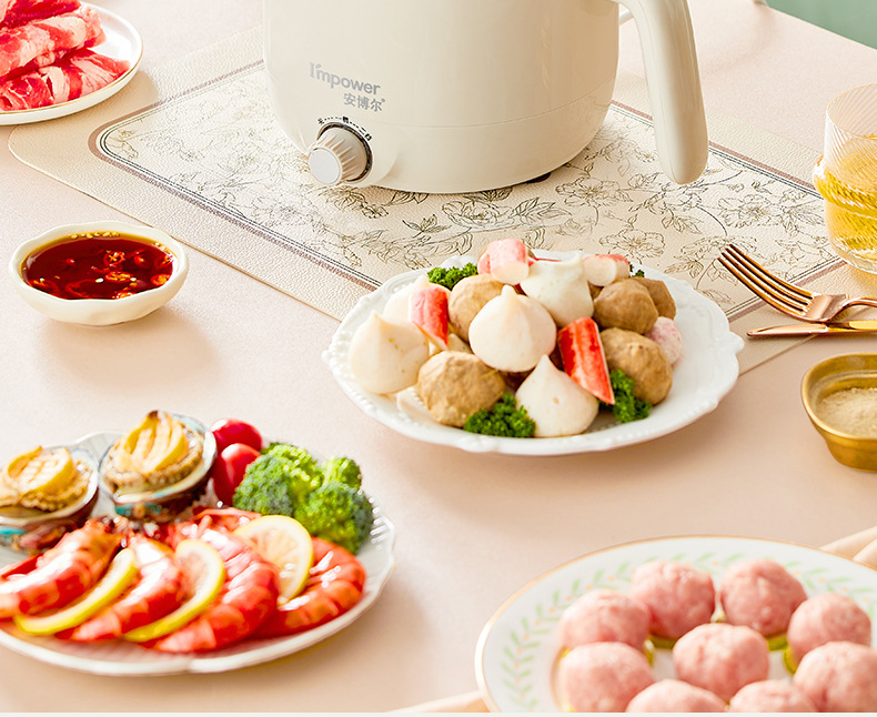 安博尔家用电煮锅不锈钢内胆蒸煮一体锅宿舍小型泡面锅一人食火锅详情8