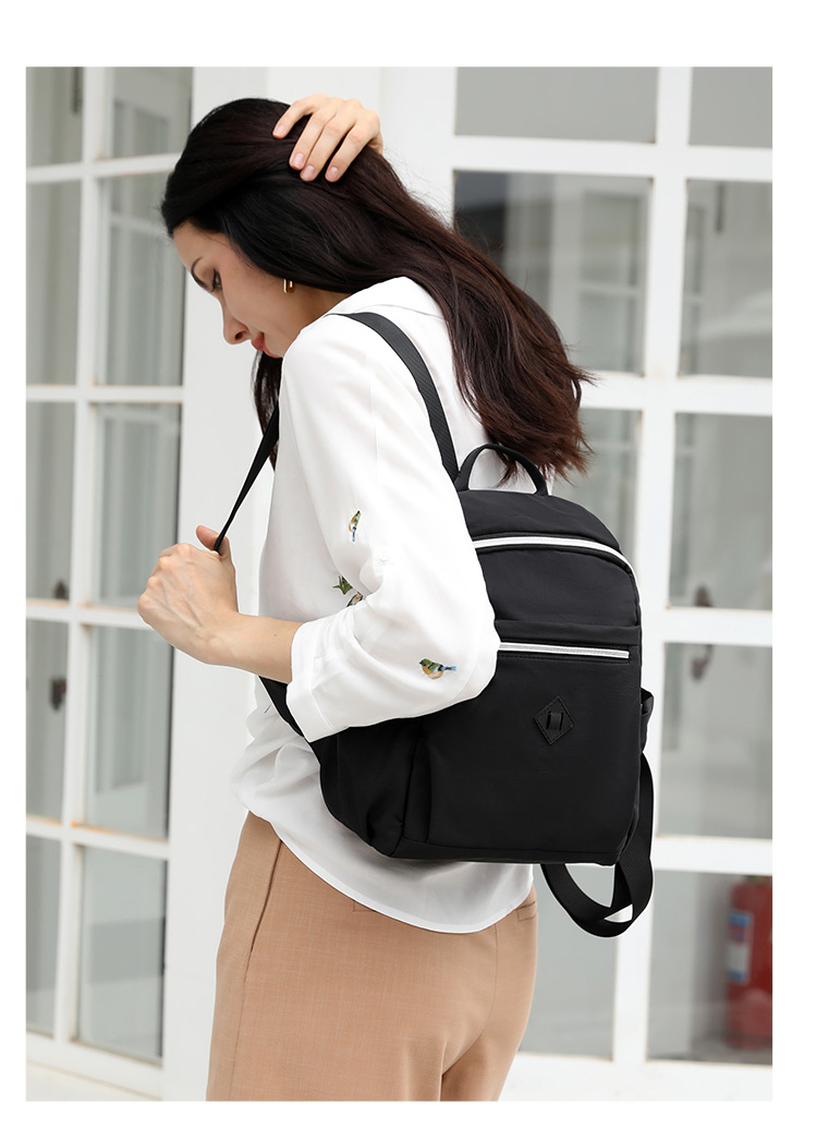 大容量双肩包女士时尚潮流韩版背包防泼水出行旅行包情侣韩版书包详情25