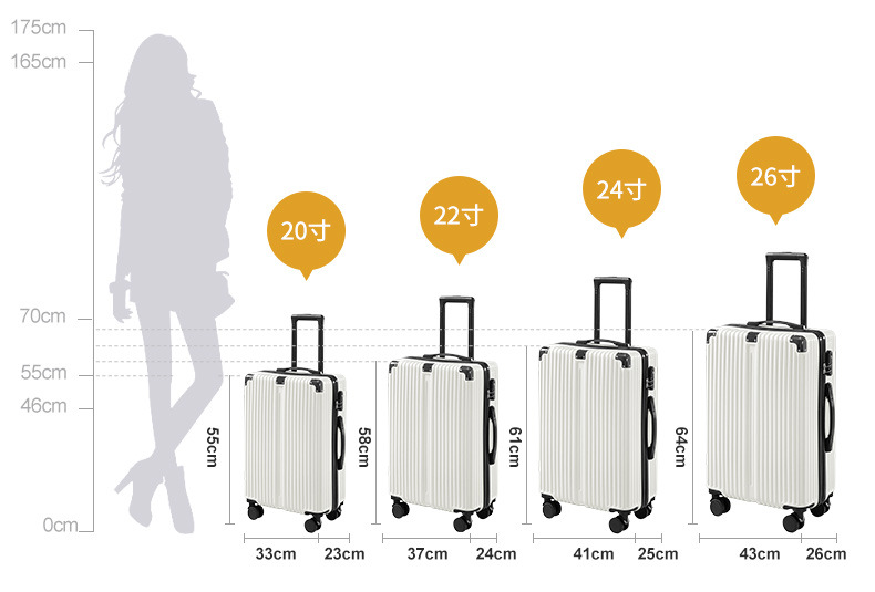 行李箱女结实耐用密码箱万向轮轻音登机箱20寸皮箱学生新款拉杆箱详情21