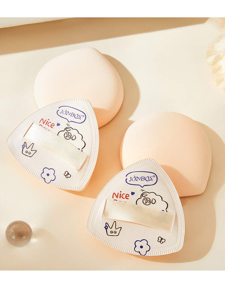 JONBOS cute and delicate cushion powder puff, dry and wet dual-purpose, super soft, non-powdering, chewy and bouncy, specially designed for powder and liquid pic 16