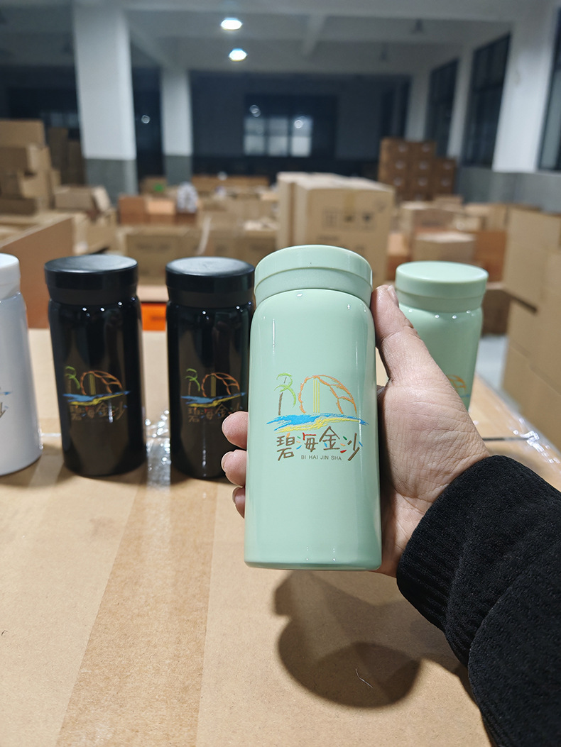 316不锈钢保温杯小巧便携清新学生杯口袋迷你小容量定制LOGO刻字详情4