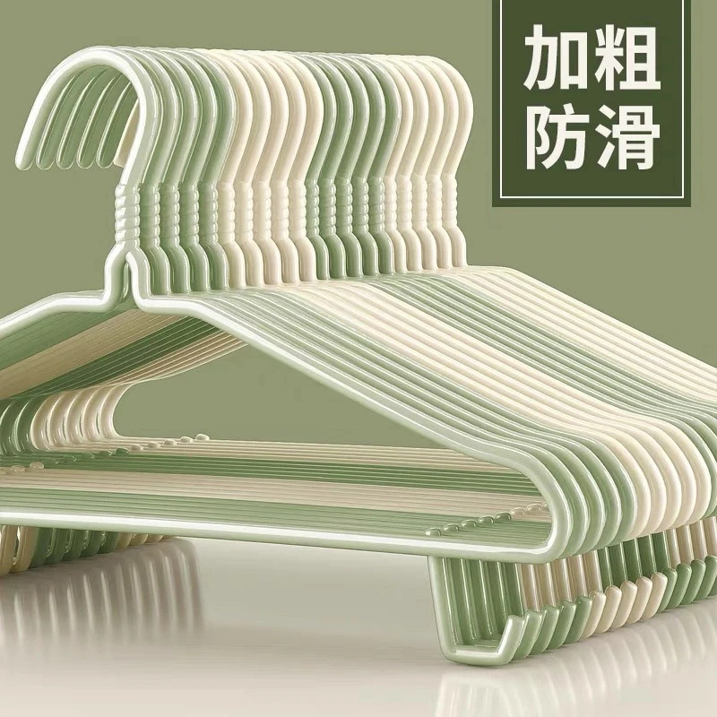 衣架家用挂衣无痕防滑肩角晾晒衣挂不起包加粗加厚衣服挂架衣撑子详情1
