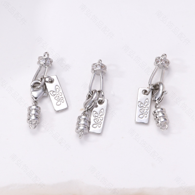 Pearl necklace buckle, lobster buckle, end connection buckle, hook buckle, sweater chain, detachable buckle, diy jewelry accessories pic 12