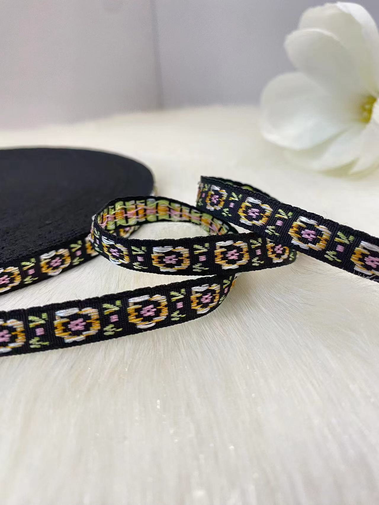 多种款式现货民族风提花刺绣织带新春发饰头饰辅料批发厂家直供详情23