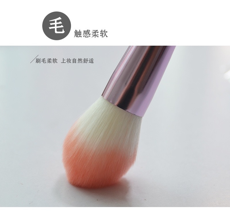 Factory wholesale of 10 sets of makeup brushes, scallion brushes, handle brushes, beauty tools, makeup tools, loose powder and concealer brushes pic 3