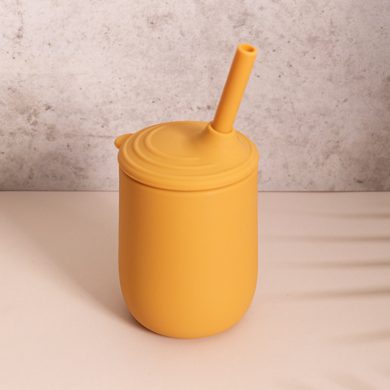 跨境现货批发母婴产品儿童餐具辅食碗辅食盒硅胶碗带盖详情6