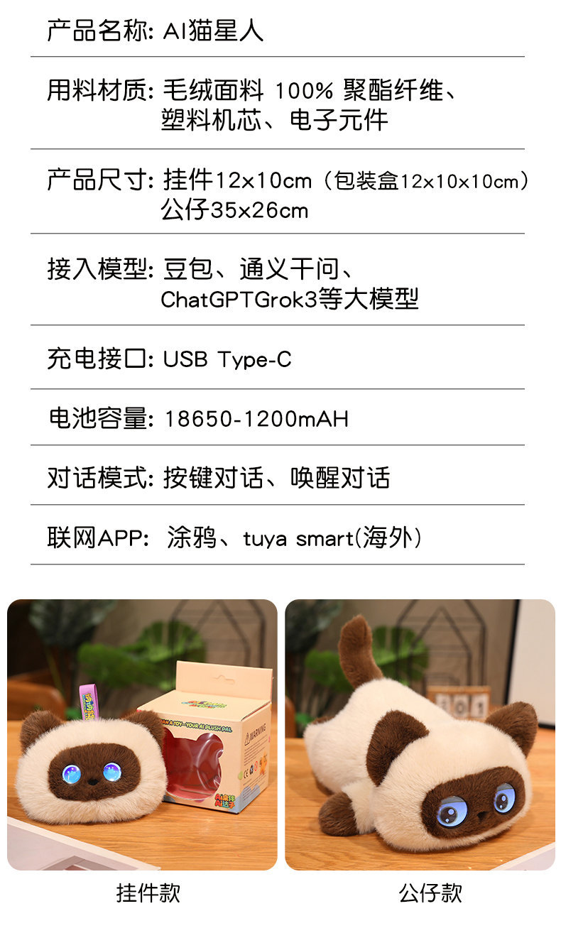 潮流玩具猫形机器人玩偶水豚噜噜毛绒玩具定制毛绒玩具详情16