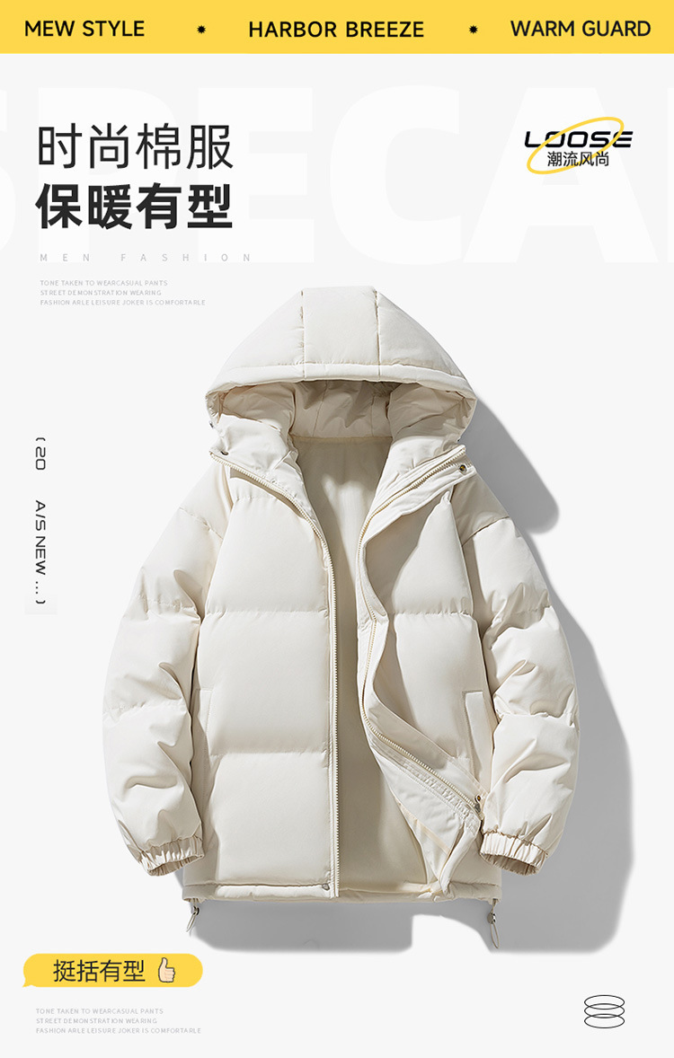 NASA美式棉服男女款冬季2024加厚宽松休闲保暖百搭情侣款百搭外套详情2