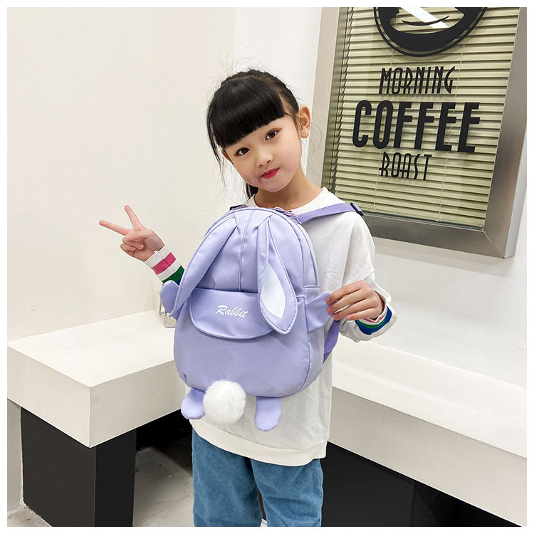 卡通可爱儿童双肩包幼儿园小孩轻便小背包3-6岁儿童帆布出行包潮详情13