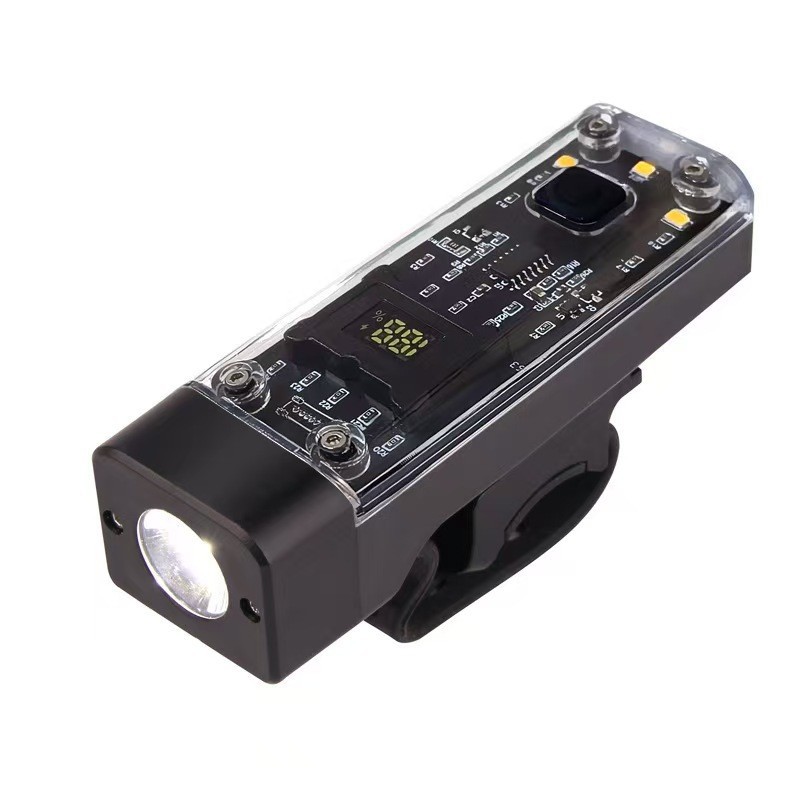 2025 New TYPE-C charging transparent cycling equipment, night riding light, powerful bicycle light, outdoor mountain bike front pic 9