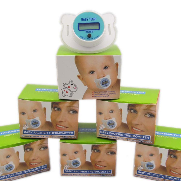 外贸专供奶嘴型电子体温计婴幼儿吮吸式测量温度计英文包装测温计详情6