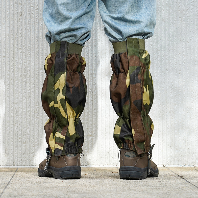 跨境厂家军彩护腿登山防水腿套防蛇咬脚套运动护具登山雪套护膝套详情10