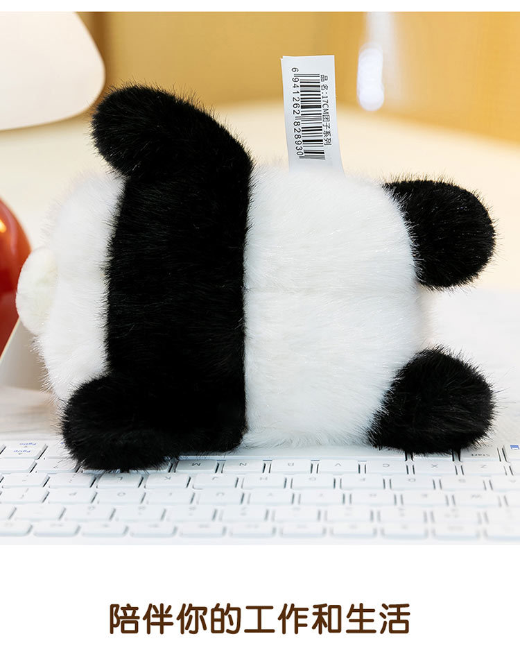 Wholesale of stuffed panda plush toys, scented brown bear palm treasure, wedding scattering powder rabbit, office sloth desk decoration pic 15