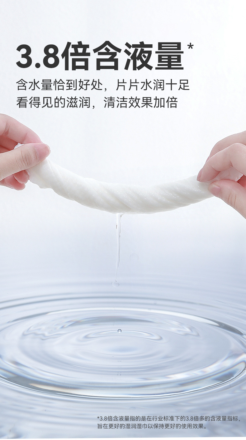 婴儿手口定制10抽湿纸巾批发工厂家用母婴儿童手口专用清洁湿纸巾详情13