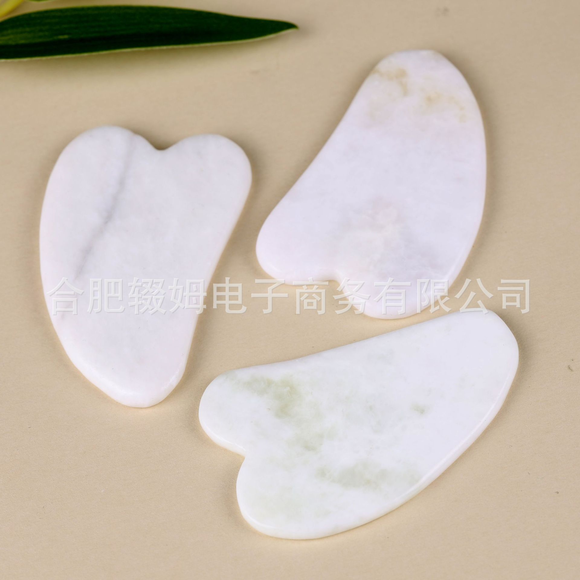 天然岫玉玉石板面部美容按摩器全身通用牛角刮板岫玉刮痧板经络详情29