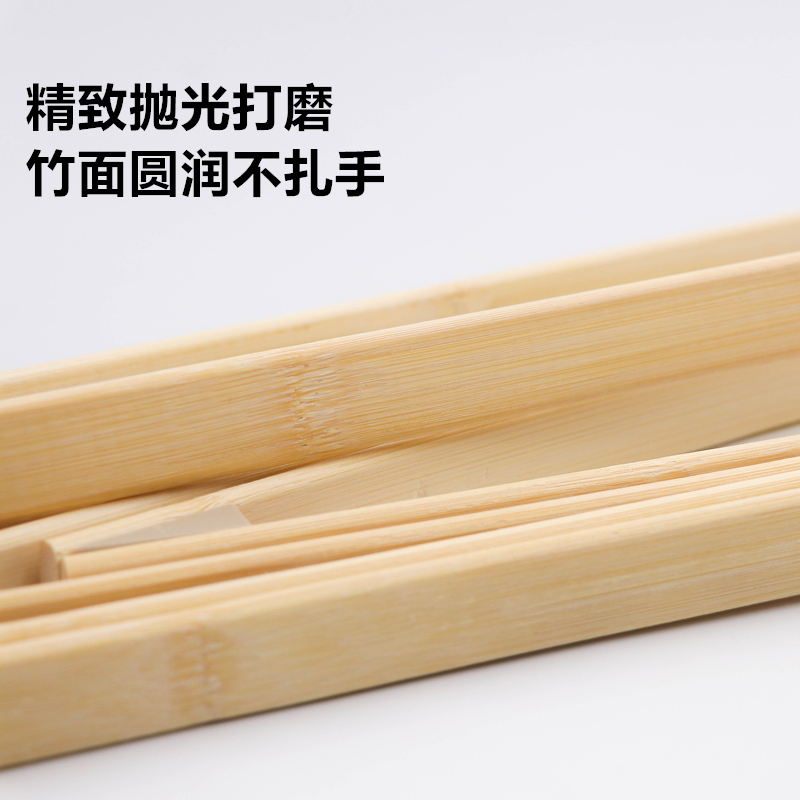 P66D竹夹子垃圾夹多功能物业环卫保洁清洁夹加长便携取物夹竹制夹详情5