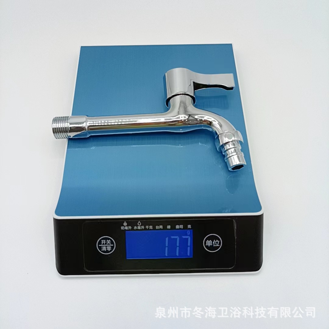 厂家直供外贸跨境款电镀工程款洗手盆拖布池洗衣机快开单冷水龙头详情3