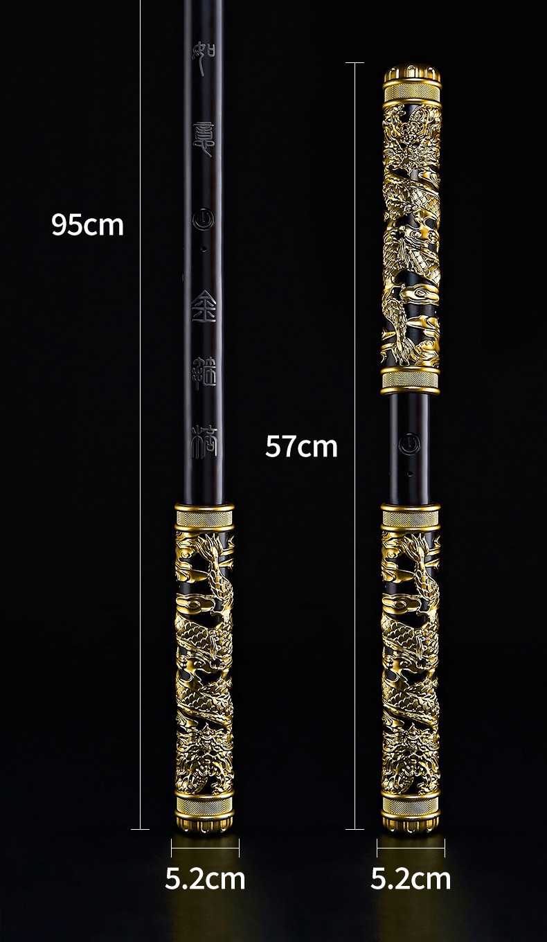 跨境孙悟空如意金箍棒儿童玩具吹气感应语音识别三挡伸缩抖音代发详情11