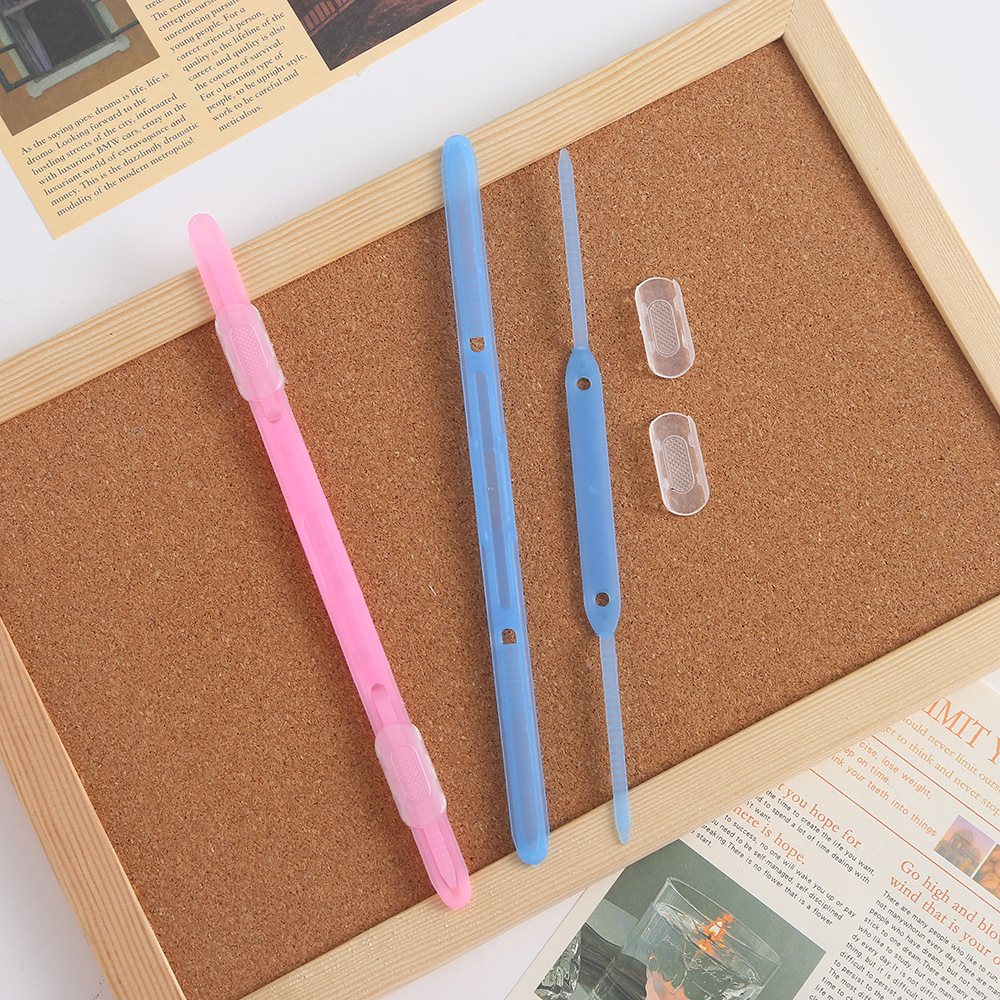 Factory double-hole file folders, student office test paper materials binding clips, punched materials binding clips wholesale pic 3