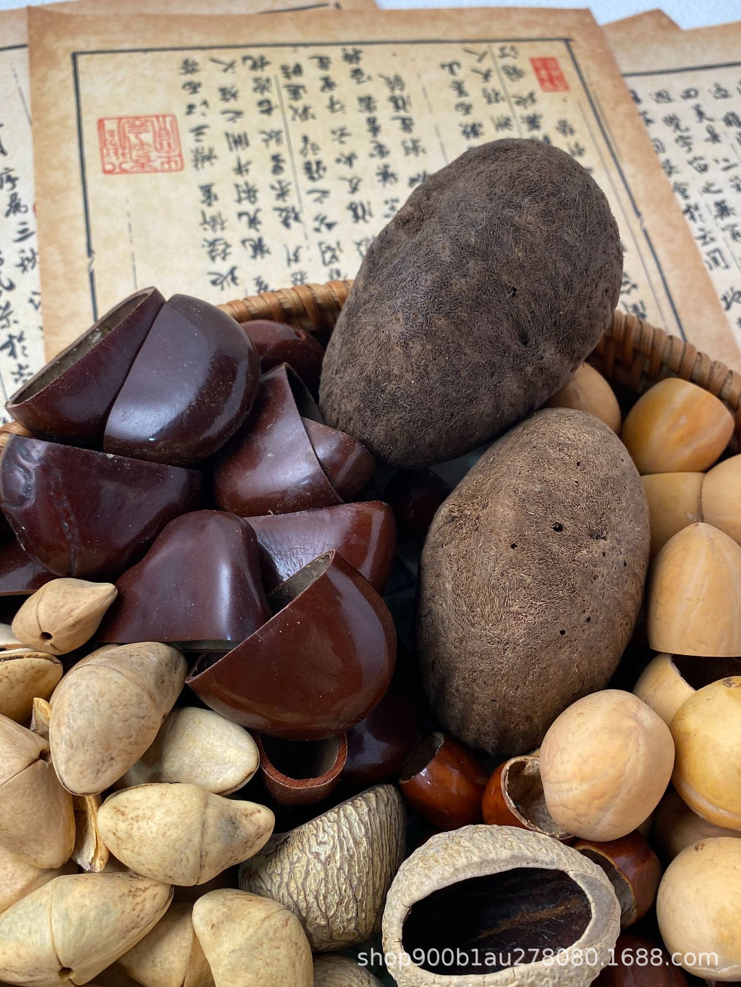 爆款天然疗愈系果壳铃挂件挂串果壳手摇解压音疗包挂风铃个性挂饰详情21