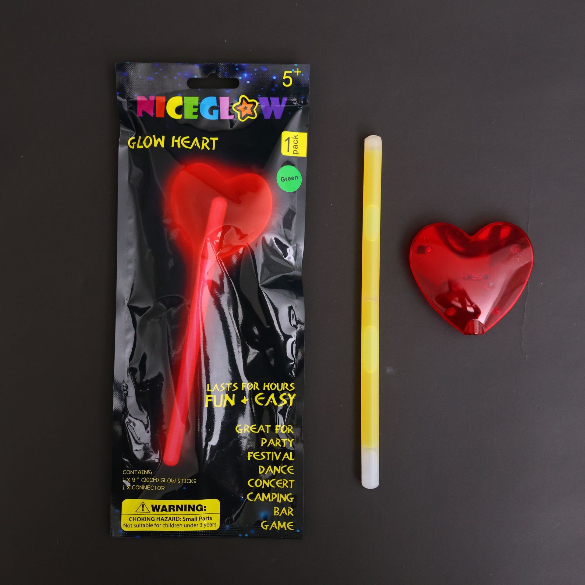 荧光棒爱心造型夜光棒儿童玩具礼物情人节圣诞节亚马逊速卖通希音详情2