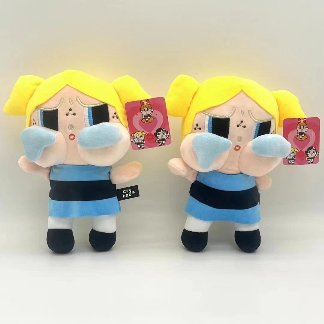 新款变身哭娃公仔crybaby可爱泡泡玛特毛绒玩具挂件玩偶嘟嘟女孩详情10