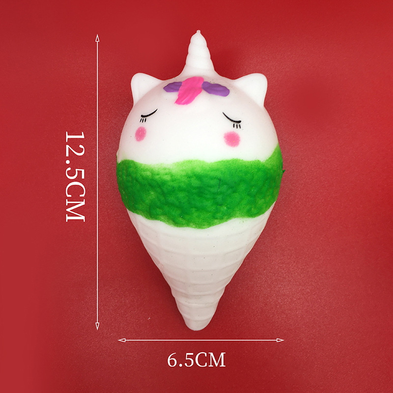 Cross-border supply ice cream flour release, Kneading Joy TPR simulation ice cream pic 3