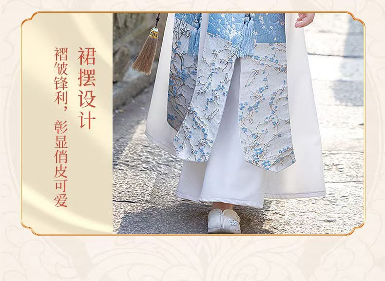 国潮新款儿童汉服演出服套装男童汉服夏薄款新中式儿童国风汉服批发详情7